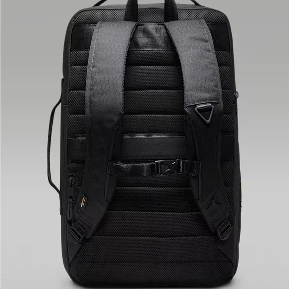 Jordan Black Tactical Backpack with Structured Design - Picture 2 of 10